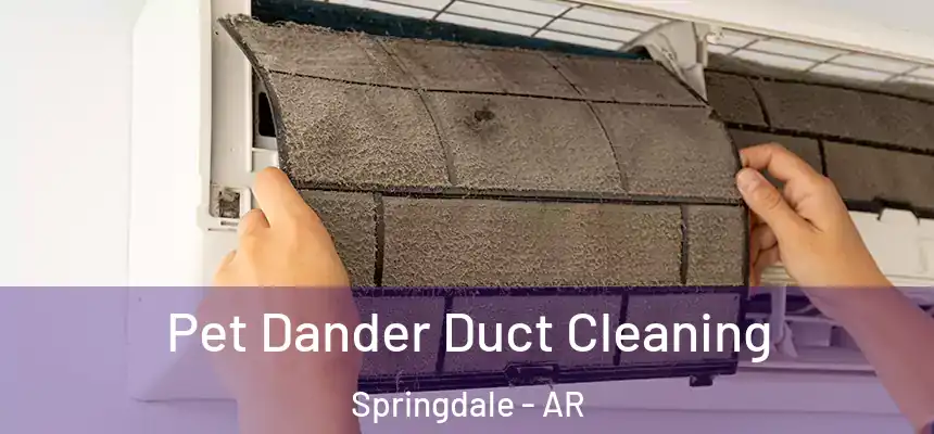 Pet Dander Duct Cleaning Springdale - AR