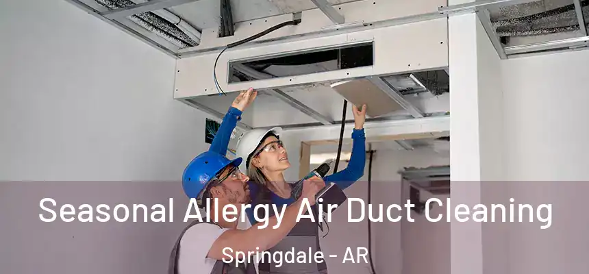 Seasonal Allergy Air Duct Cleaning Springdale - AR