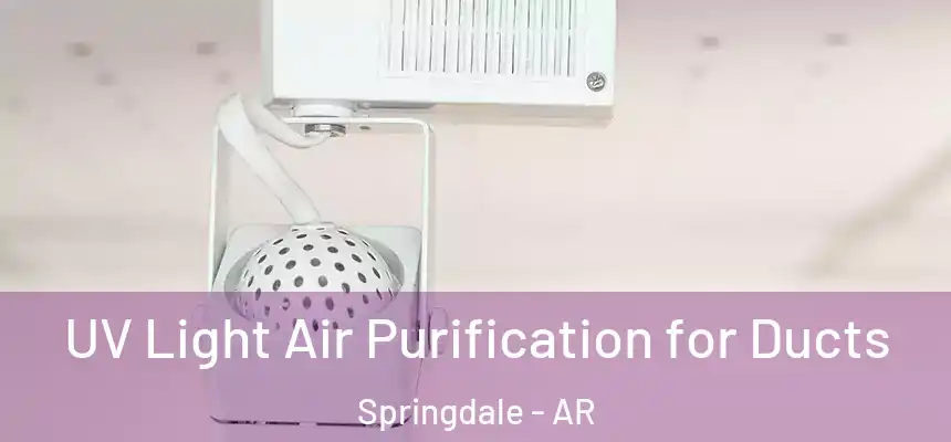  UV Light Air Purification for Ducts Springdale - AR